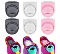 ZONBBEE 6pcs Replacement Silicone Stopper Seal Compatible with Owala FreeSip 24oz 32oz,Water Bottle Lid Cap Rubber Seal Parts for Owala 16/19/24/32/40oz Spout Gasket Mouthpiece Piece Accessories XB1