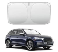 ZonCar Car Windshield Sun Shade, Car Sun Shade 4 Layer Nano Coating Block 99% UV and Heat, Foldable Windshield Cover Sun Shade Protect Car Interior from Sun, 62″x32″ for SUV, Truck, Vans, Sedan