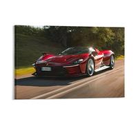 ZONDER Supercar Poster for Ferrari Daytona SP3 Racing Car Sports CarPoster Decorative Painting Canvas Wall And Art Picture Print Modern Family Bedroom Decor 08x12inch(20x30cm)