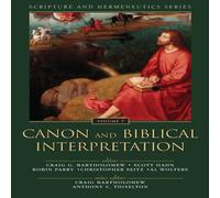 Zondervan A Canon & Biblical Interpretation: 7 Paperback Book Zondervan Multicolor