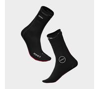 Zone 3 Neoprene Swim Socks - Black/Red, Black/Red