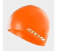 Zone3 Silicone Swim Cap 48G Unisex Orange One Size