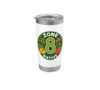 Zone 8 Native Plants Gardener Stainless Steel Insulated Tumbler
