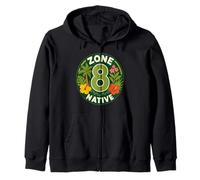 Zone 8 Native Plants Gardener Zip Hoodie