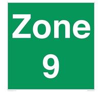 Zone 9 Sign - 400x400mm - S40