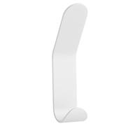 Zone Denmark A-Double Hook - Modern Double Wall Hook, Coat & Towel Hook, Hidden Fixings, Scandinavian Design, 3.5 x 2.5 x 11 cm, White