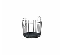 Zone Denmark Basket Inu Metal Laundry Basket Decorative Basket Planter Black ...