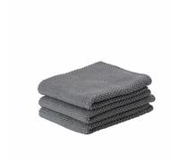 Zone Denmark cleaning cloth set of 3 cleaning cloths cotton Cool Grey 27 cm
