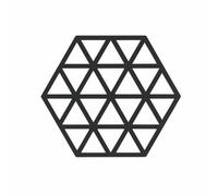 Zone Denmark Coasters Triangles Glass Coasters Drink Coasters Black