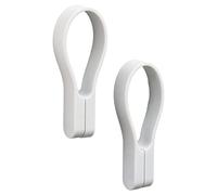 ZONE DENMARK Denmark Loop Magnetic Towel Rail 9 cm Soft Grey (Pack of 2)