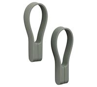 ZONE DENMARK - Loop Magnet - Set of 2 Magnetic Straps - Tea Towel Holder, Silicone Towel Holder & Strong Magnets - Attaches to Anything - Easy to Install and Remove - Olive Green