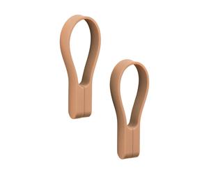 Zone Denmark Loop towel hanger magnet 2-pack Mandarine