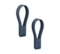 Zone Denmark Loop Towel Clips, Towel Hangers, Magnetic Towel Clips, Clips/Pegs for Hand Towels and Tea Towels, 3.5 inches, 2 Pack, Royal Blue (Blue)