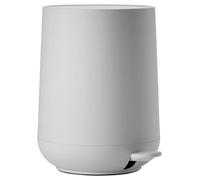 Zone Denmark Nova Bathroom Bin, Cosmetic Bin, Bathroom Waste Bin, Diameter 20.5 cm, Height 23.5 cm, Capacity 3 Litres, Soft Grey