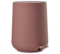 Zone Denmark Nova Bathroom Bin, Cosmetic Bin, Waste Bin for Bathroom, Diameter 23 cm, Height 29 cm, Capacity 5 Litres, Peach Red