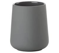 Zone Denmark Nova One Ceramic Toothbrush Cup with Soft Touch Coating Diameter 8 cm Height 10 cm Grey