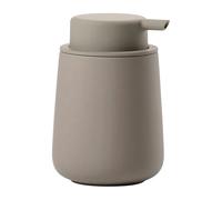 Zone Denmark Nova One Soap Dispenser, Ceramic Bathroom Soap Pump, Refillable Hand Soap, Liquid Soap & Lotion Dispenser, 250 ml, Taupe