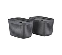 Zone Denmark Pulp storage box 15x23 cm 2-pack Black