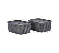 Zone Denmark Pulp storage box 23x32 cm 2-pack Black