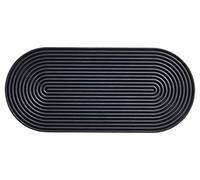 Zone Denmark Rocks 34 x 15cm Non Slip Cocktail Bar Mat - Black