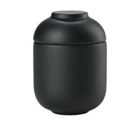 Zone Denmark Sensu jar with lid Ø6.5x9 cm Black