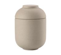 Zone Denmark Sensu jar with lid Ø6.5x9 cm Taupe