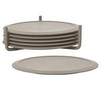 Zone Denmark Singles Coasters Dia 10 x 3.1 cm 6 pcs Taupe