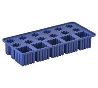 Zone Denmark Singles Ice Cube Tray, 22 x 11.2 x 3.9 cm, Indigo Blue