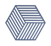 Zone Denmark Table Mat Denim Hexagon