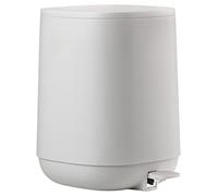 Zone Denmark Time Bathroom Waste Bin, Small Cosmetic Bin, Waste Bin with Lid, Diameter 20.8 cm, Height 27.5 cm, Capacity 3 Litres, Soft Grey
