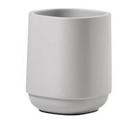 ZONE DENMARK Time Toothbrush Cup for Bathroom Light Grey Diameter 8 cm Height 10 cm