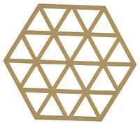 Zone Denmark Triangles Silicone Trivet Heat Resistant 16 x 14 x 0.9 cm Khaki