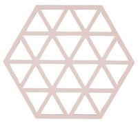 Zone Denmark Triangles Triaster Heat Resistant up to 250°C, Silicone Trivet, Decorative Trivet for Pots and Pans, Dishwasher Safe, 16 x 14 cm, Rose