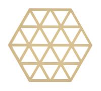 Zone Denmark Triangles trivet 14x16 cm warm sand
