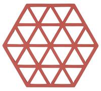 Zone Denmark Triangles Trivet 16 x 14 x 1 cm Burned Red