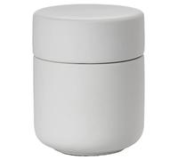 Zone Denmark Ume Ceramic Storage Box with Lid Diameter 8.3 cm Height 10.3 cm Soft Grey