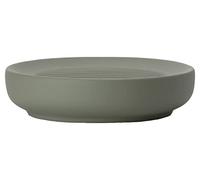 ZONE DENMARK Ume Soap Dish, Diameter 12 x 3 cm, Olive Green