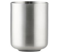 Zone Denmark Ume Stainless Steel Toothbrush Holder, Beautiful & Practical Bathroom Accessories, Diameter 8.3 cm, Height 10.3 cm, Steel