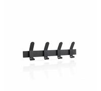 Zone Denmark Wall Coat Rack A-Rack Hook Rail Coat Rack Black