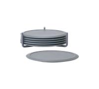 Zone Denmark Zone Denmark glass coasters with holder Cool gray