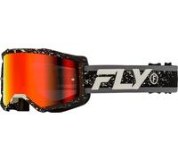 Zone Goggle Black/Grey - Red Mirror/Smoke Lens, black-grey