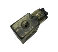 Zone Valve Solenoid Valve，5 PCS/lot Pneumatic solenoid valve coil junction box 4V210 4V310 series plug MPM LED socket with lamp(LED AC)(Tawny LED DC)