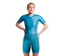 ZONE3 Activate Plus Short Sleeve Women's Trisuit | UK L in Teal