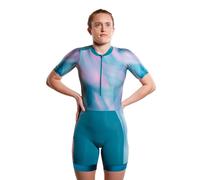 Zone3 Activate+ Woman Neoprene Short Sleeve Wetsuit Blue S Woman
