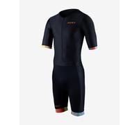 Zone3 Activate+ Short Sleeve Trisuit Black Yellow Blue - S