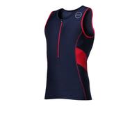 ZONE3 Activate Tri Top | UK XL in Black/Red
