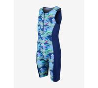 Zone3 Adventure Apparel Sleeveless Trisuit Black Green Kids - M