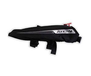 ZONE3 Aero Top Tube Cycling/Triathlon 'Bento Box' Bag, Black/Silver, One Size