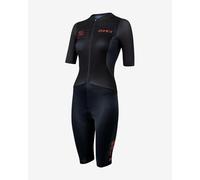 Zone3 Aeroforce X II Short Sleeve Trisuit Black Orange Women - XS
