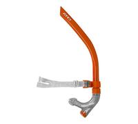 ZONE3 Front Facing Swim Drill Snorkel, Orange/Grey, One Size